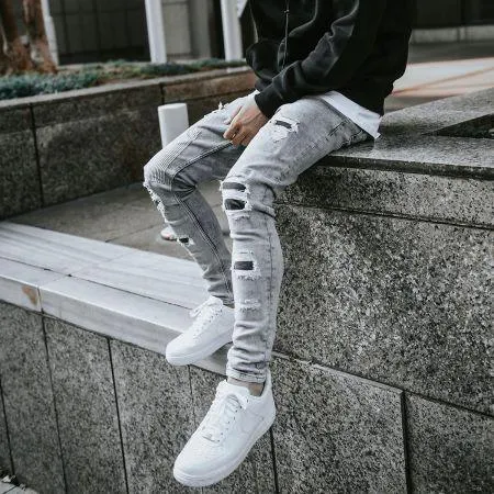 Men's Trend Ripped Skinny Jeans