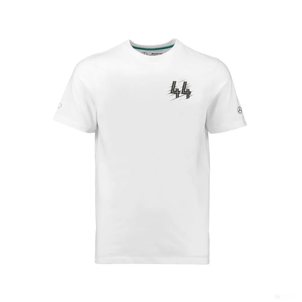 Mercedes Kids T-shirt, Lewis Hamilton, White, 2018