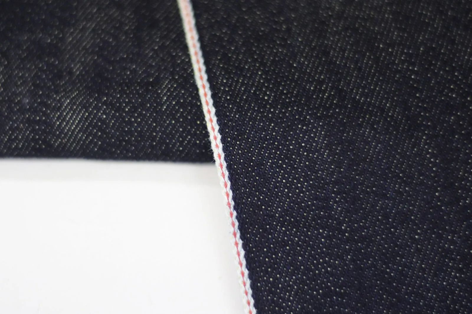 METALLIC GOLD WEFT SELVEDGE DENIM