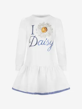 Monnalisa Girls Daisy Sweater Dress