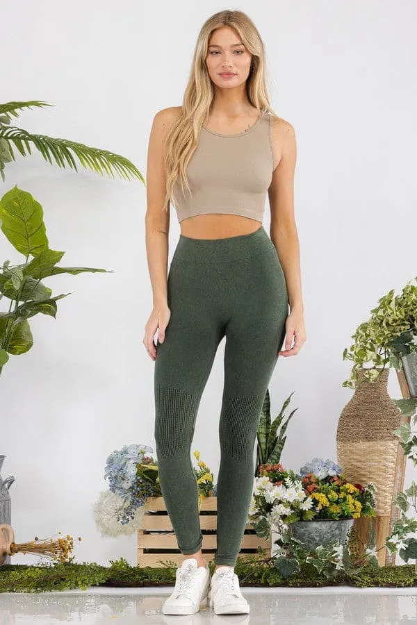 Moto Texture Detailed Leggings