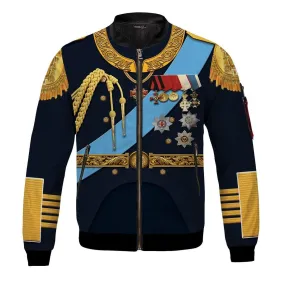 Nicholas II of Russia Bomber Jacket