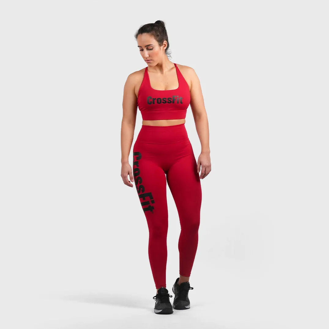 Northern Spirit - CrossFit® GALAXY WOMEN'S HIGH WAISTED TIGHT 27" - CARMINE