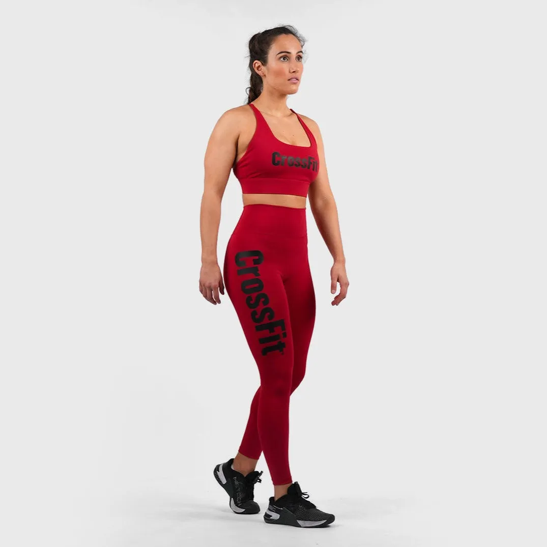 Northern Spirit - CrossFit® GALAXY WOMEN'S HIGH WAISTED TIGHT 27" - CARMINE