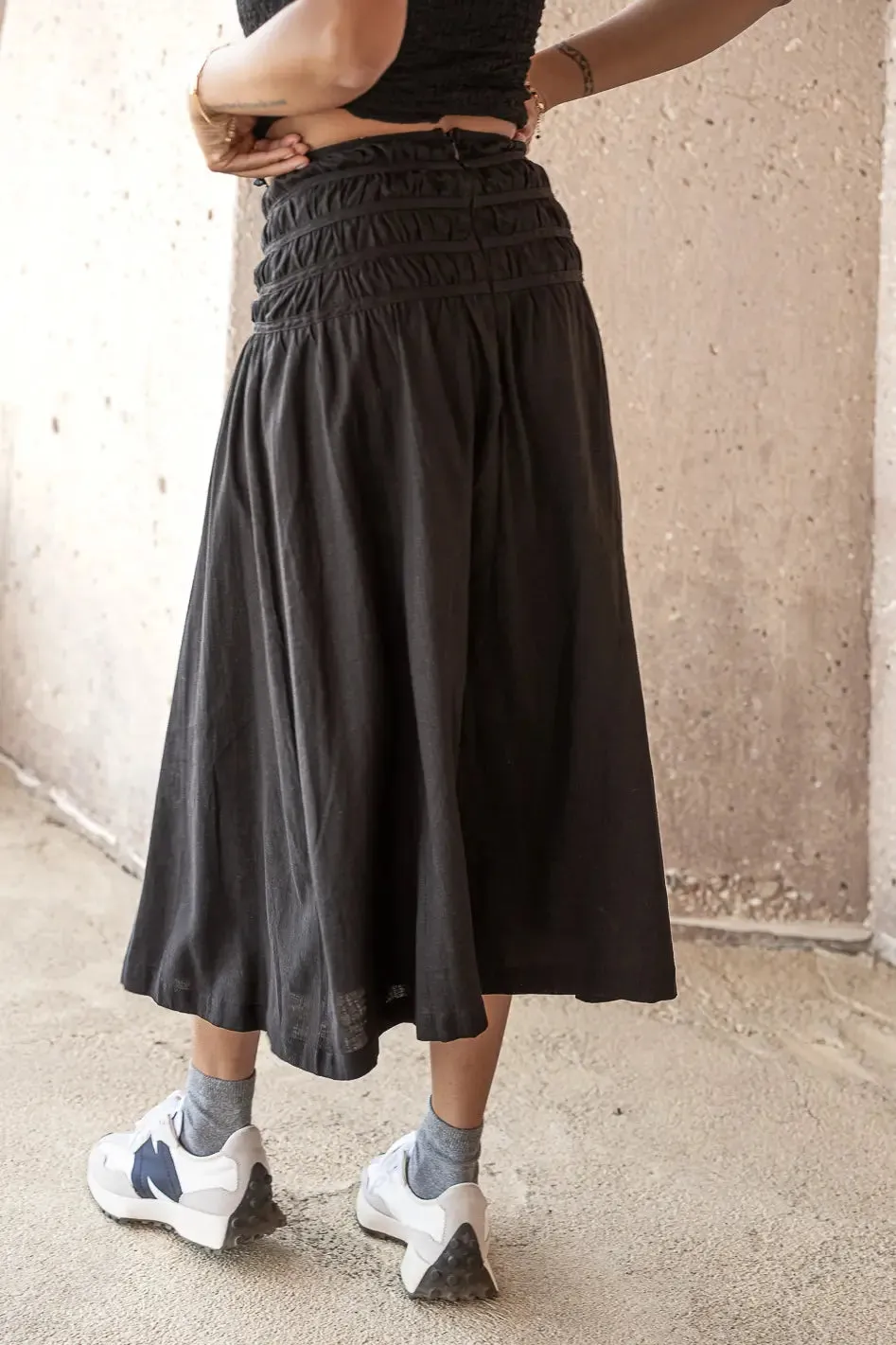 Nyla Skirt in Black - FINAL SALE