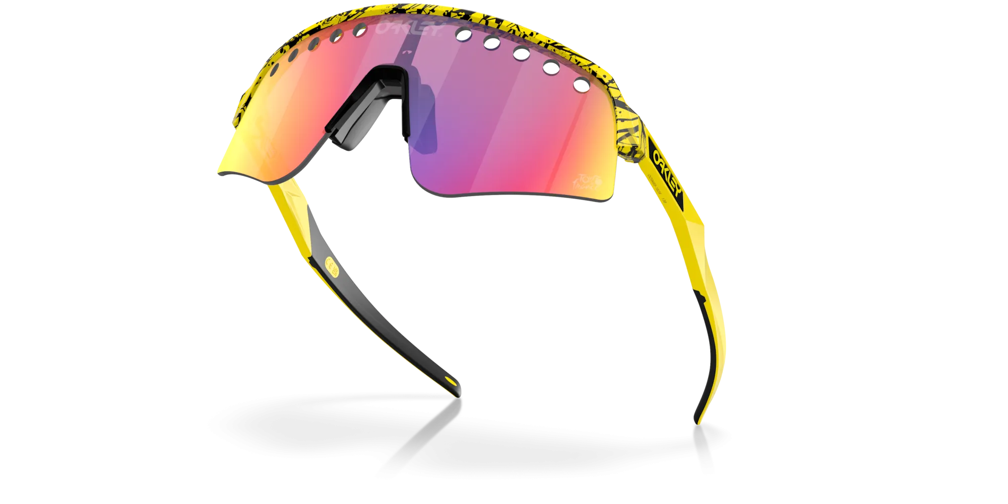 Oakley Sutro Lite Sweep Prizm Road Lenses TDF Splatter Frame