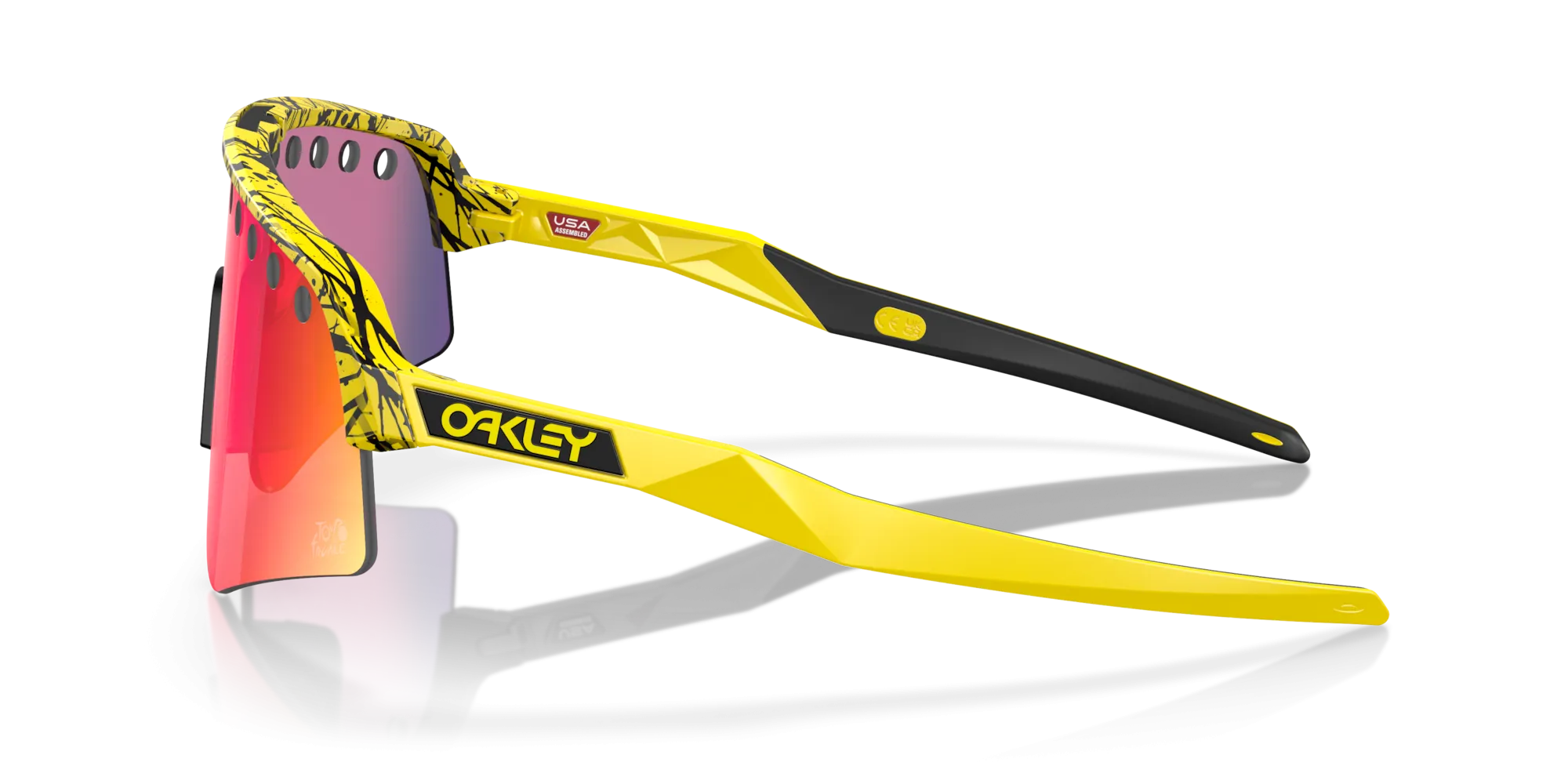 Oakley Sutro Lite Sweep Prizm Road Lenses TDF Splatter Frame