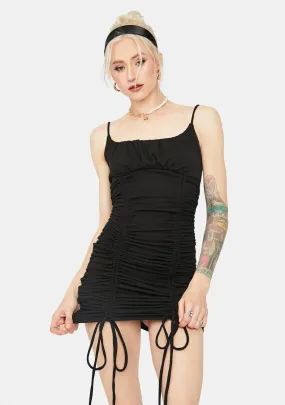 Only A Feeling Ruched Slip Dress