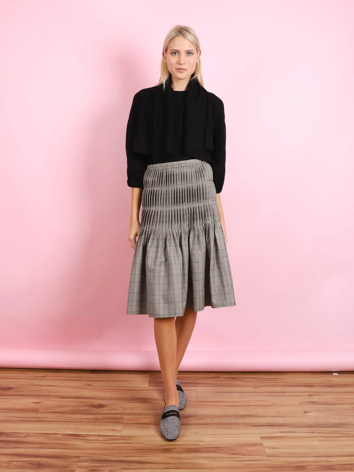 PLEATED SKIRT