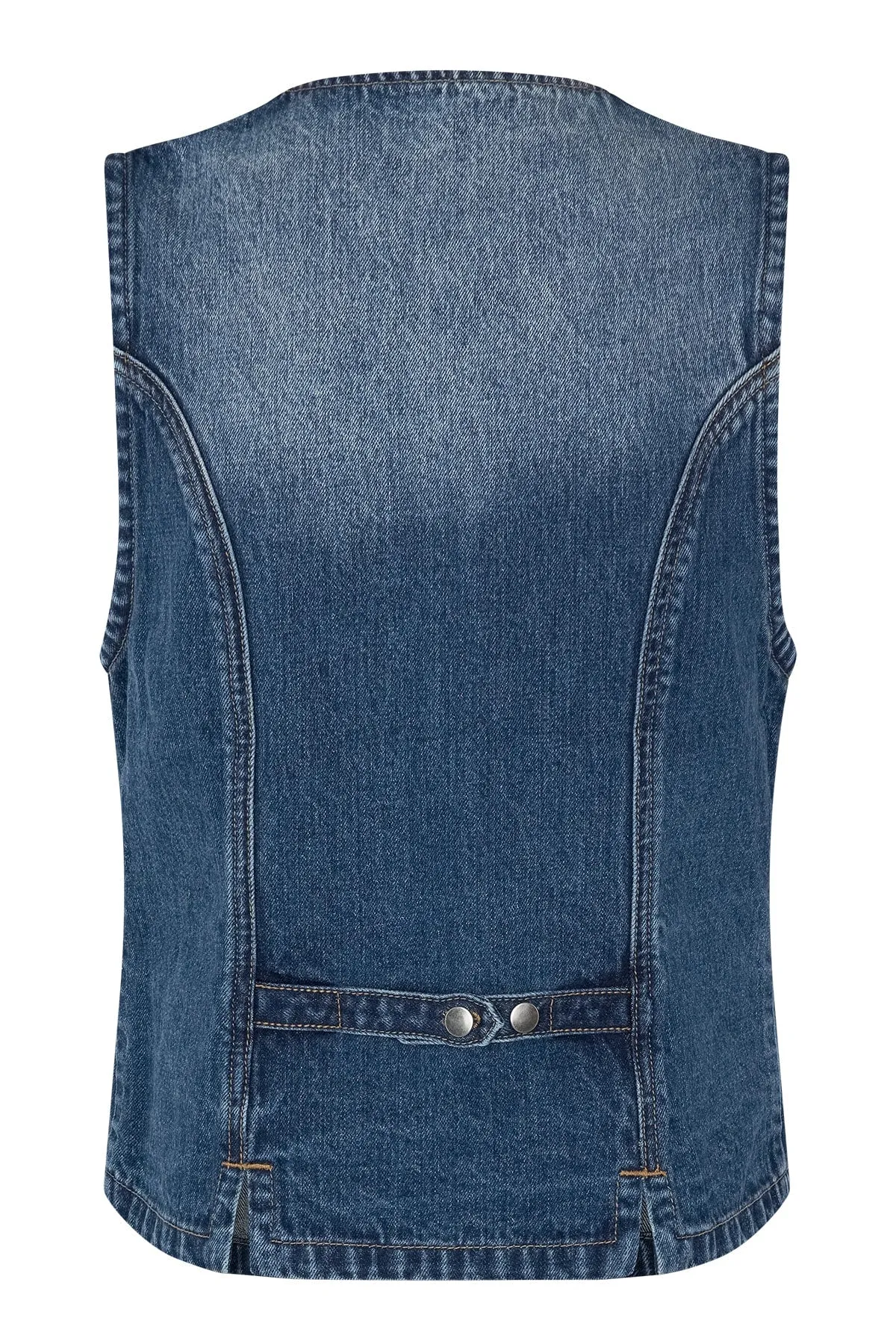 Rabens Saloner Denim Banu Vest