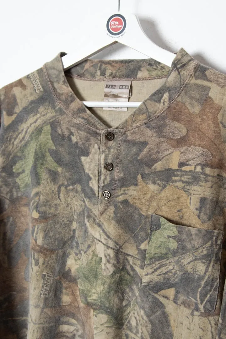 Realtree Camo Jerzees Longsleeve T-Shirt (XL)