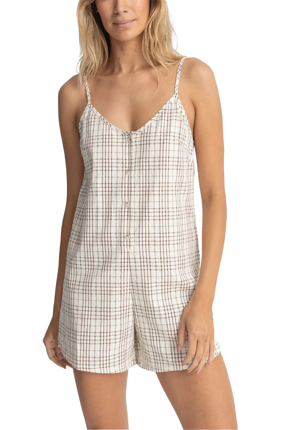 Rhythm Rumi Check Romper