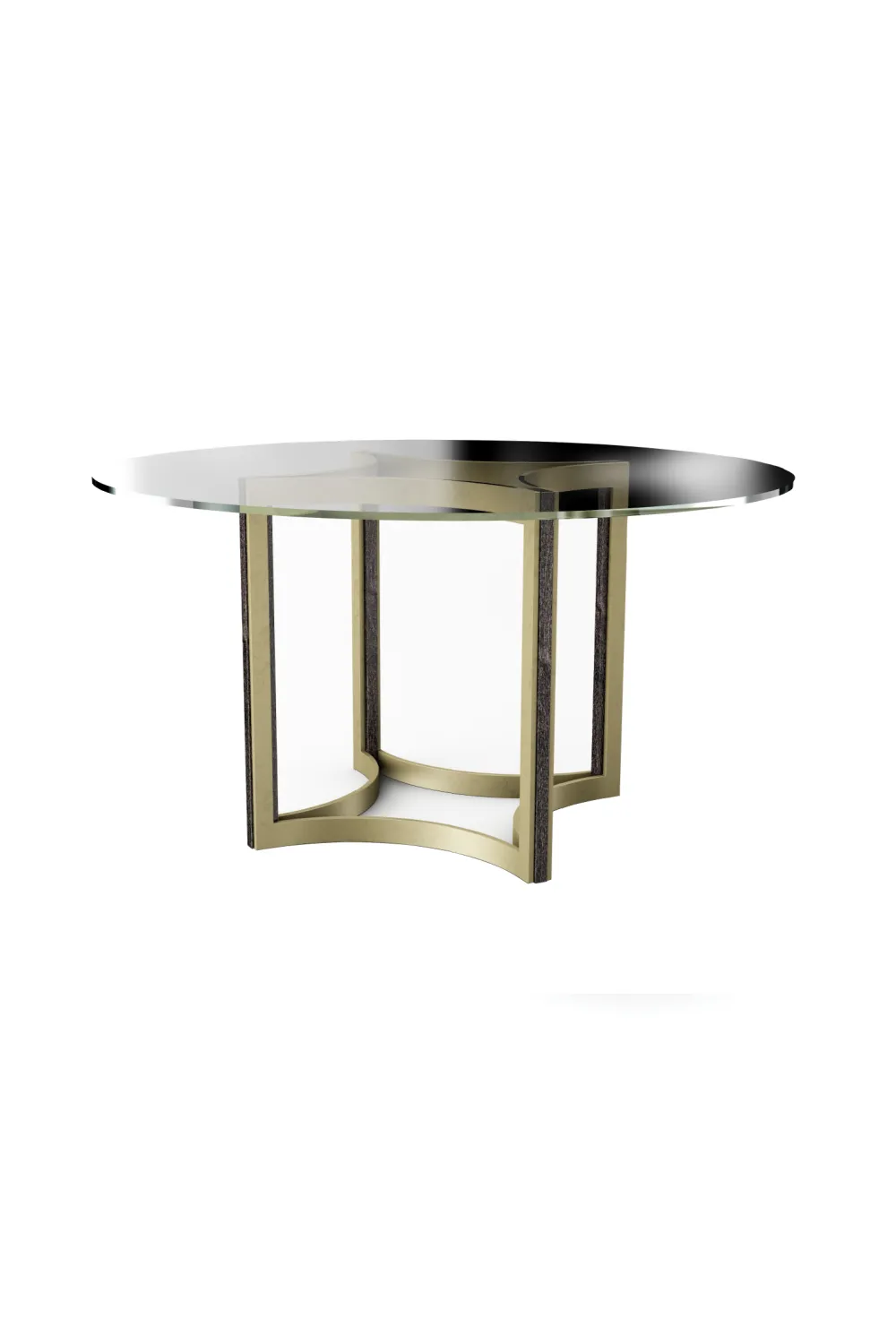 Round Glass Dining Table | Caracole Remix Remix