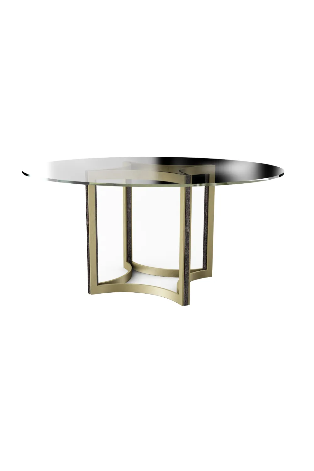 Round Glass Dining Table | Caracole Remix Remix