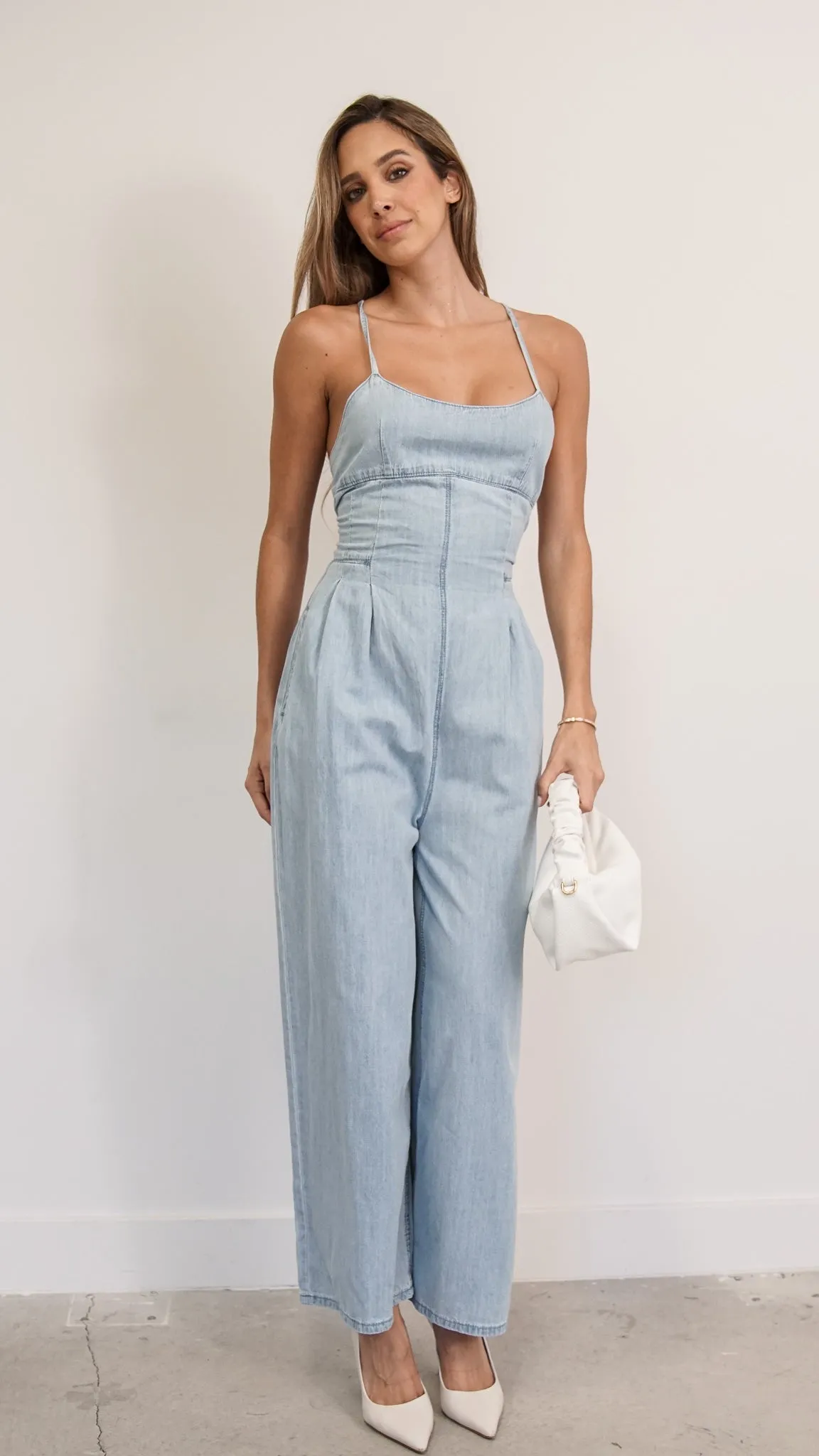 rowa denim jumpsuit