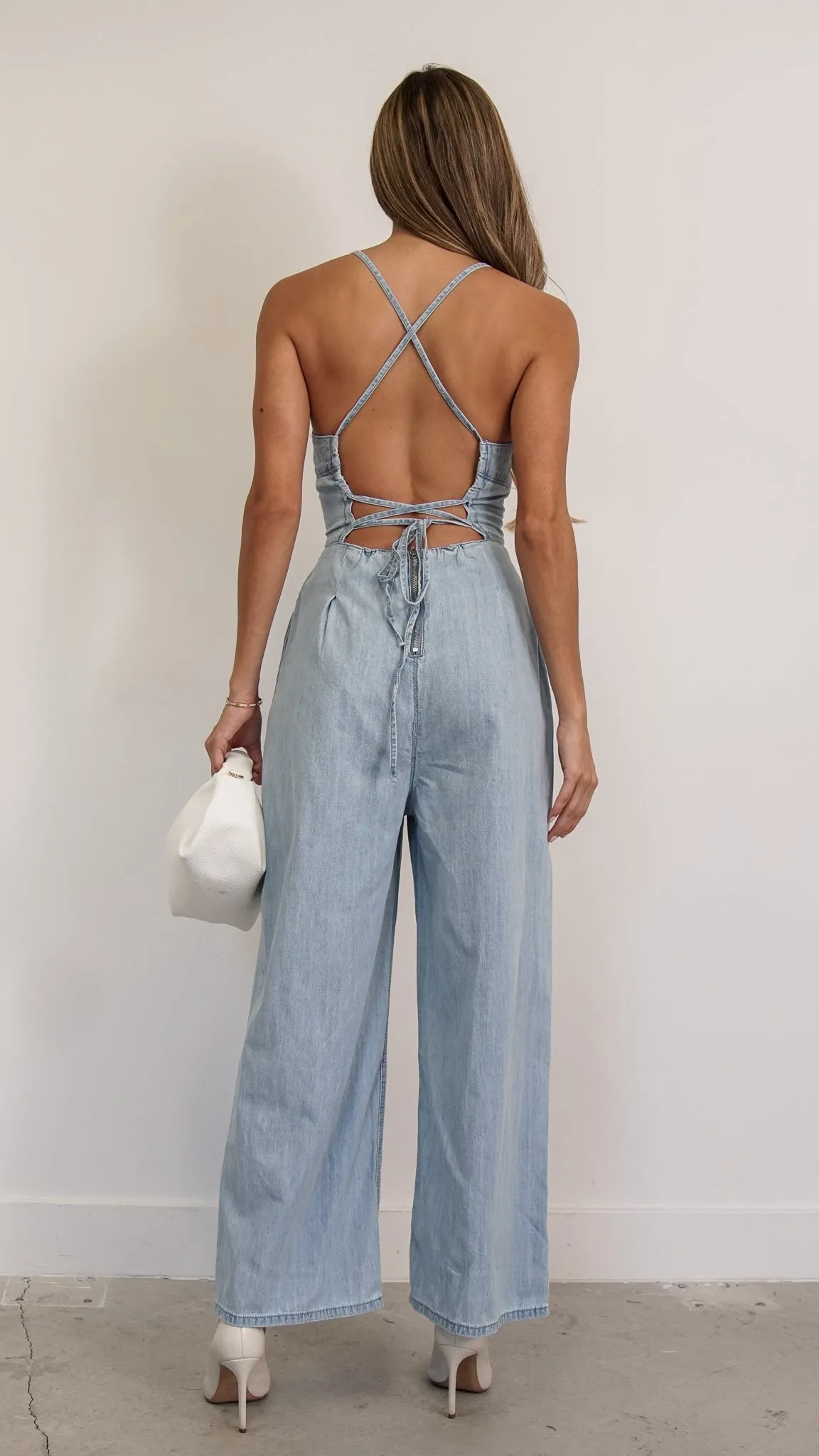 rowa denim jumpsuit