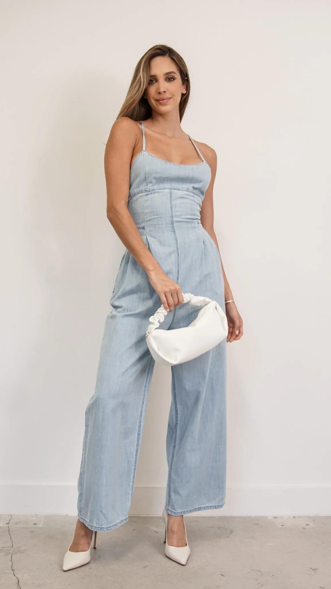 rowa denim jumpsuit