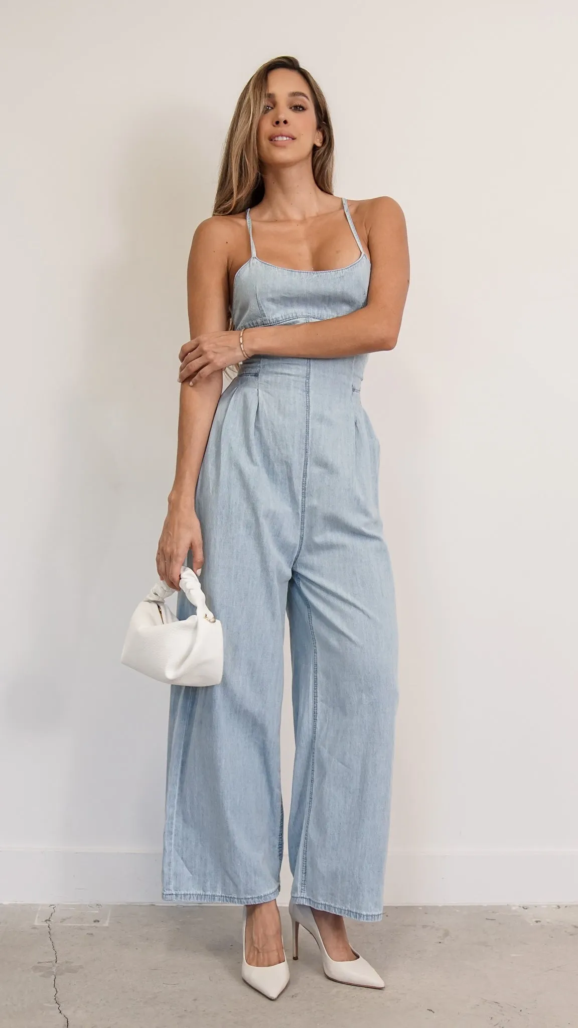 rowa denim jumpsuit