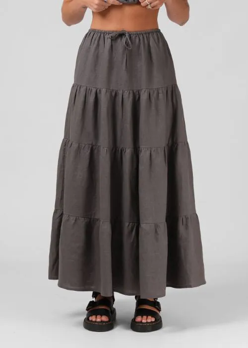 RPM - Ruby Maxi Skirt (Olive)