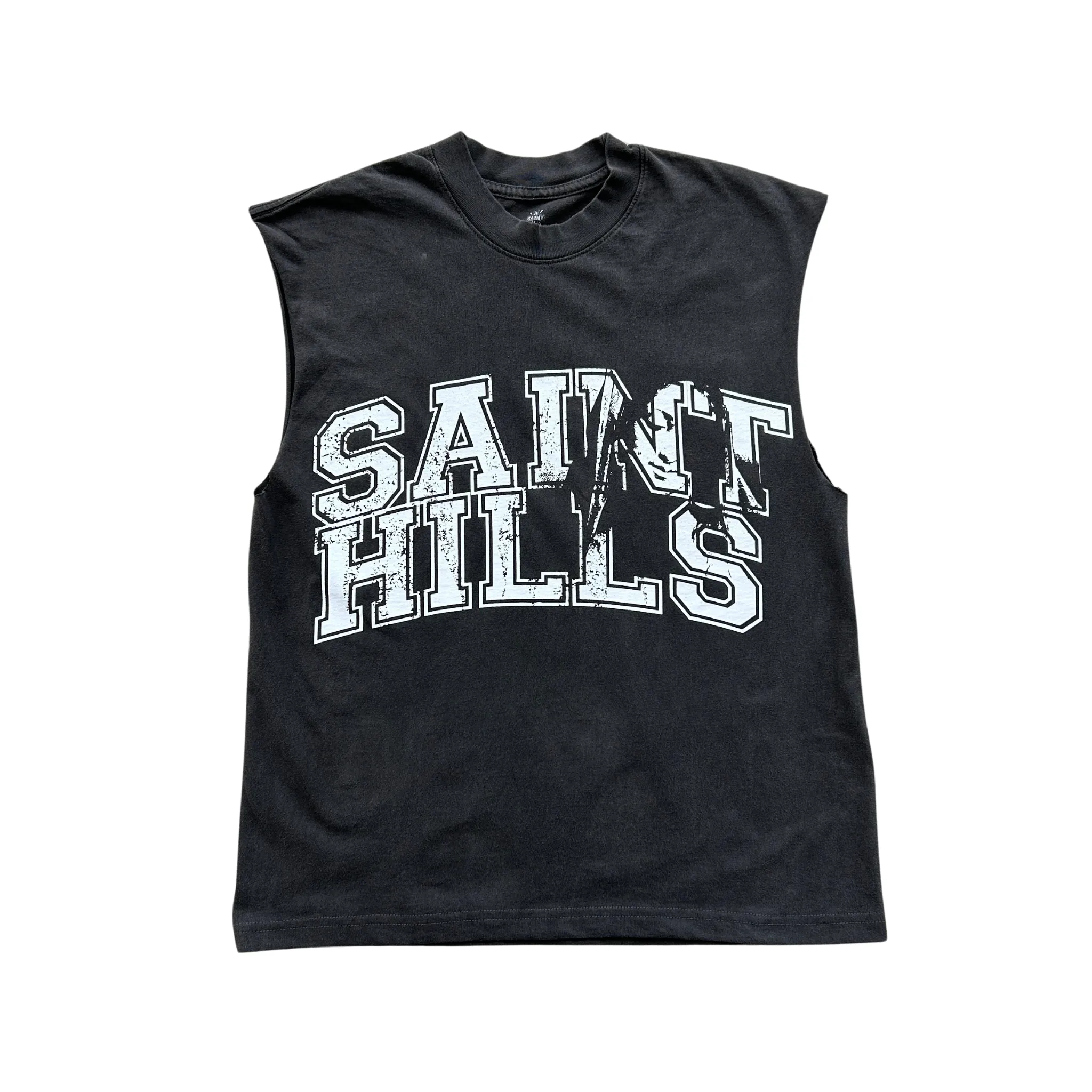 Saint Hills Wings Cut Sleeve Tee (Vintage Black)