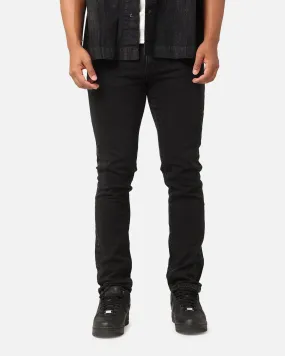 Saint Morta Tapered Denim Jeans Washed Black