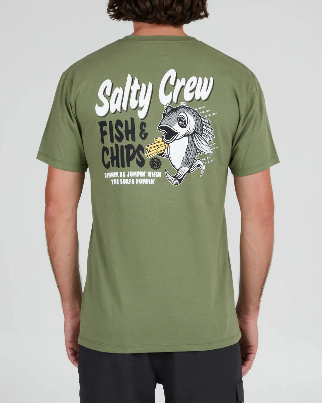 SALTY CREW Fish and Chips Premium Tee