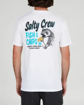 SALTY CREW Fish and Chips Premium Tee