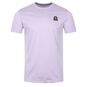 Sandbanks Badge Logo T Shirt in Lilac