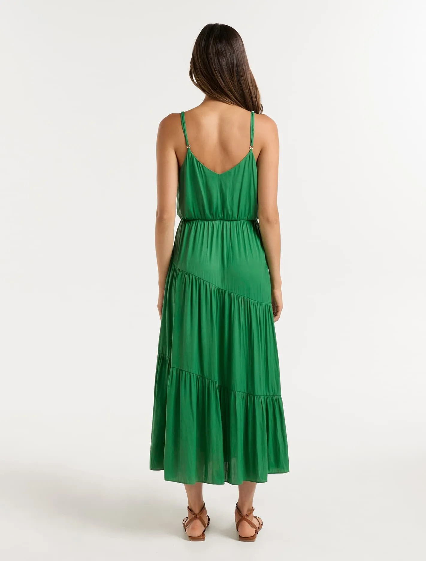 Sara Tiered Midi Dress