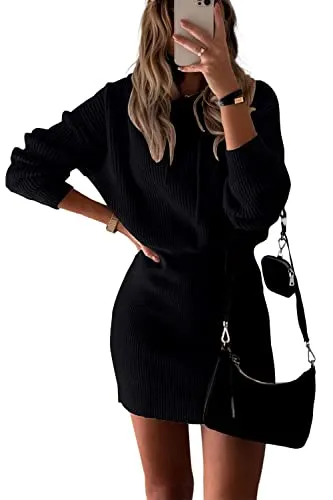 Season Hottie Hooded Bodycon Sweater Dress