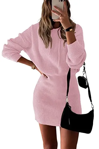 Season Hottie Hooded Bodycon Sweater Dress