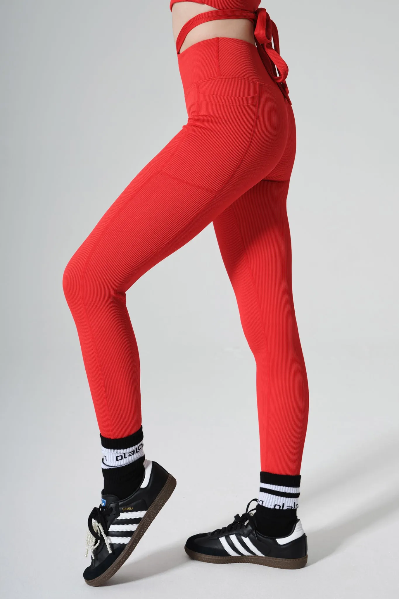 Selah High Waist Leggings - Savvy Red