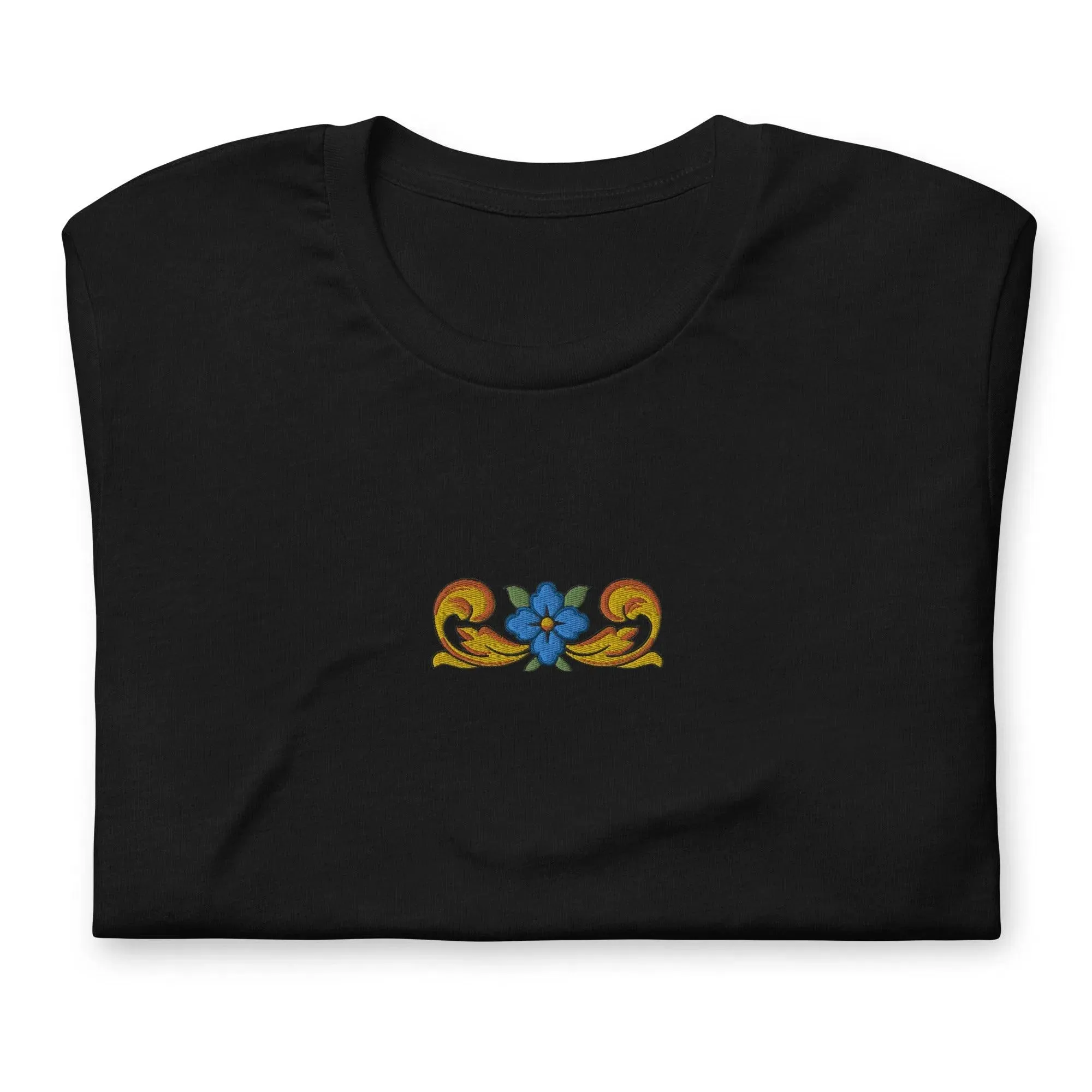 Sicilian Tile Embroidered T-shirt