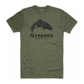 Simms Wood Trout Fill T-Shirt