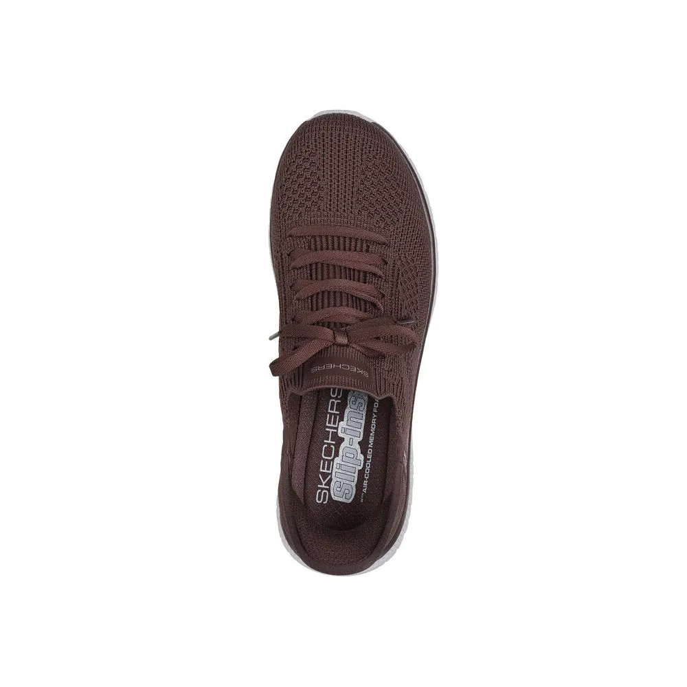 SKECHERS SLIP INS VIRTUE DIVINITY CHOCOLATE - WOMENS