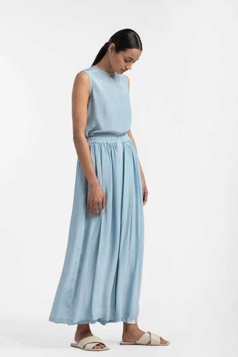 Skirt Pant- Powder Blue