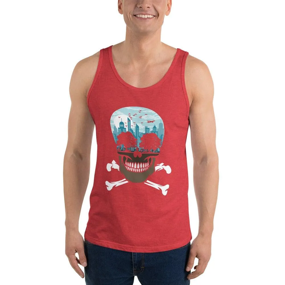 Skull City Unisex Tank Top