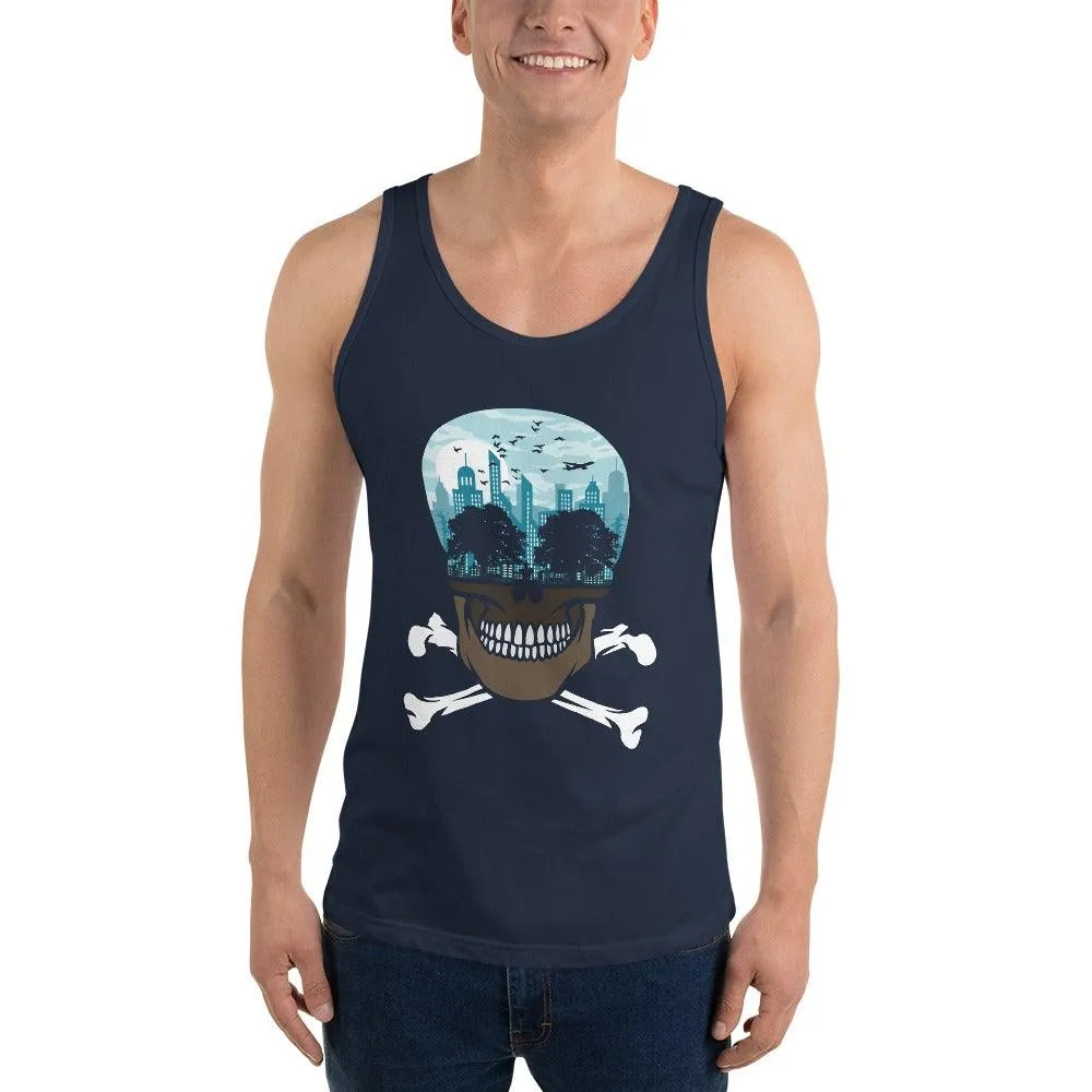 Skull City Unisex Tank Top