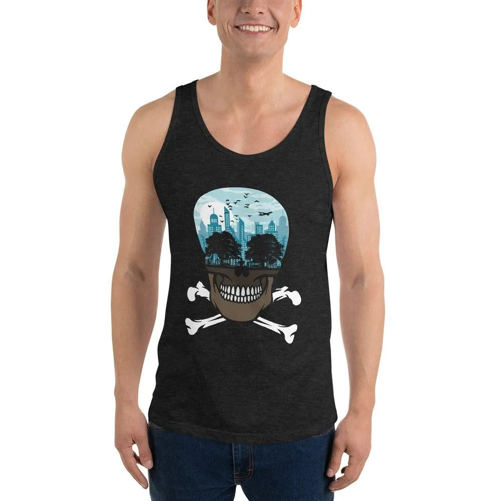 Skull City Unisex Tank Top