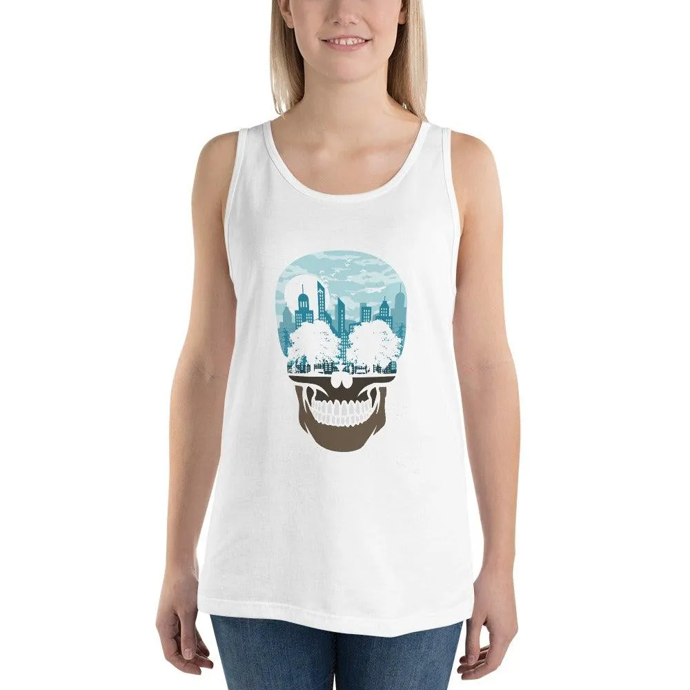 Skull City Unisex Tank Top