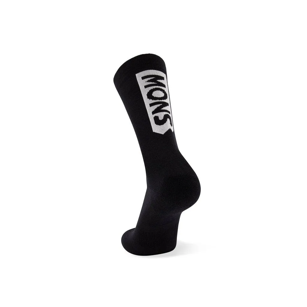 Socks Mons Royale Atlas Crew Vert Ridge - Black