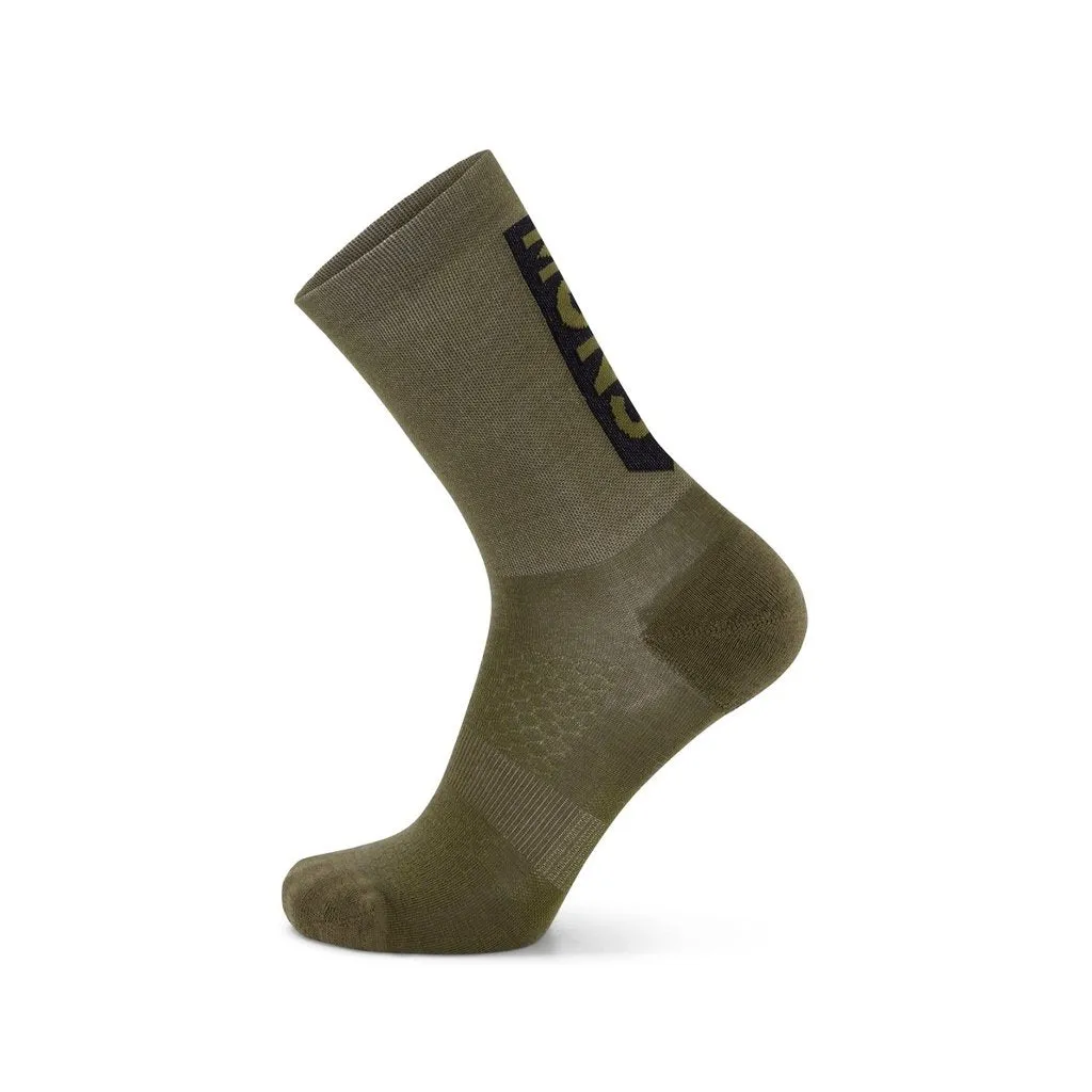 Socks Mons Royale Atlas Crew Vert Ridge - Dark Olive