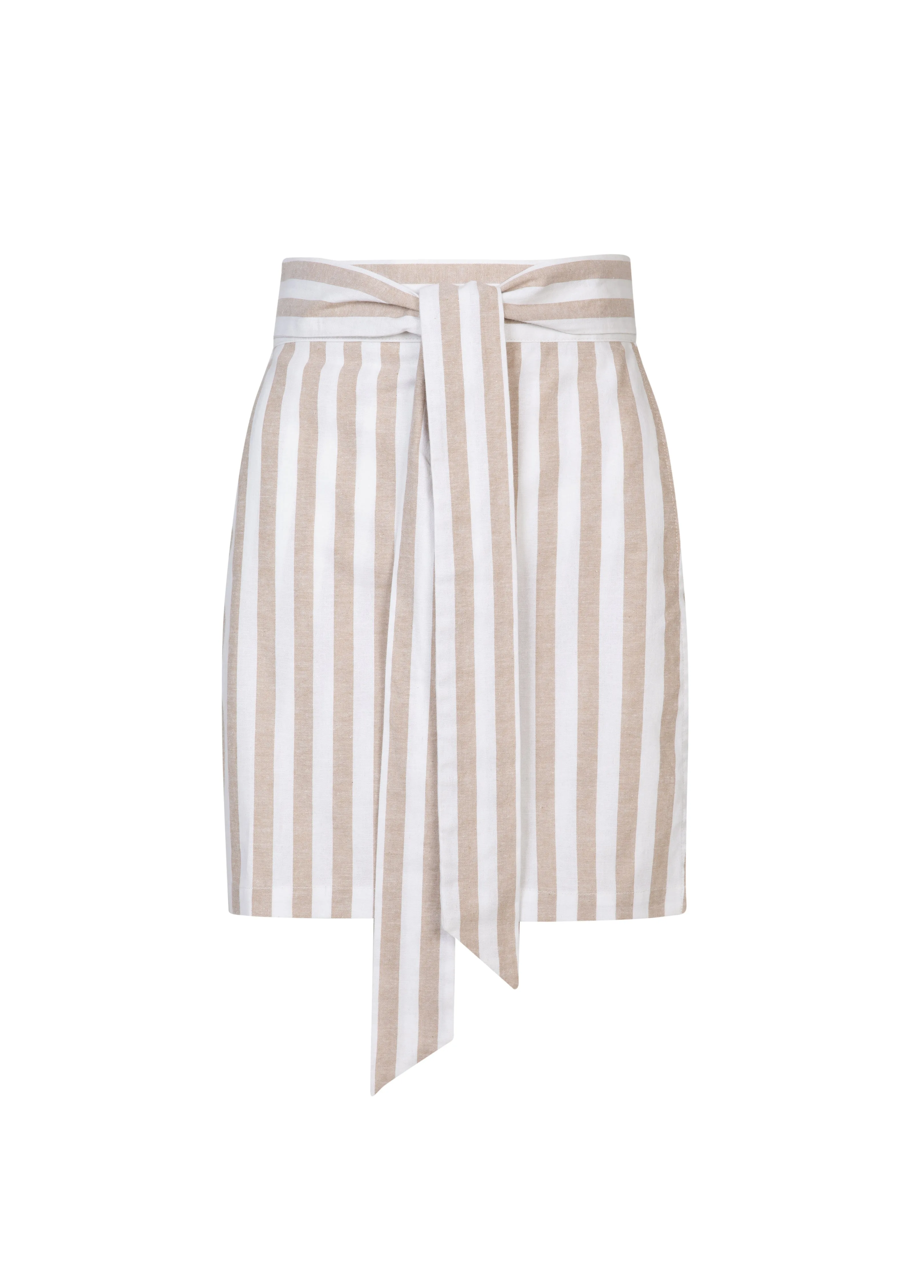 STEPHANIE STRIPED WRAP SKIRT