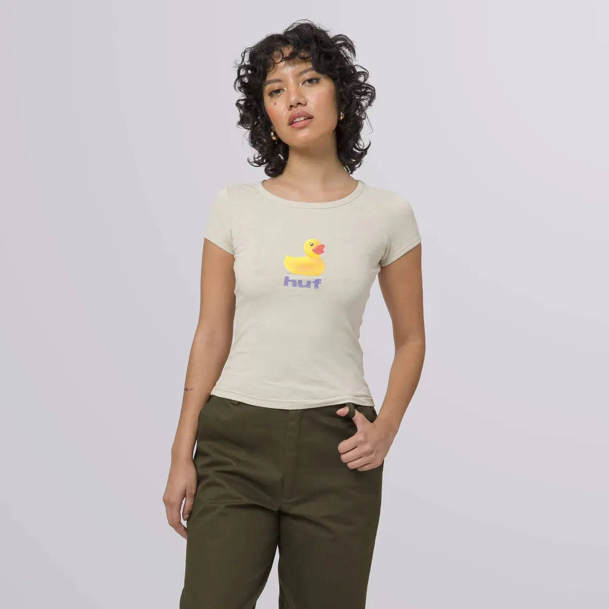 T-SHIRT HUF FEMME BABY KIT STONE