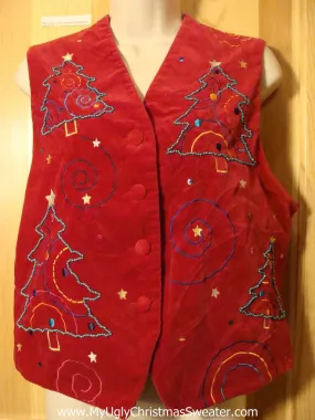 Tacky Ugly Christmas Sweater Party  Vest (f366)