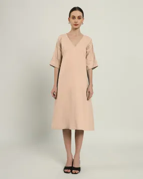 The Mildura Daisy Bisque Linen Dress