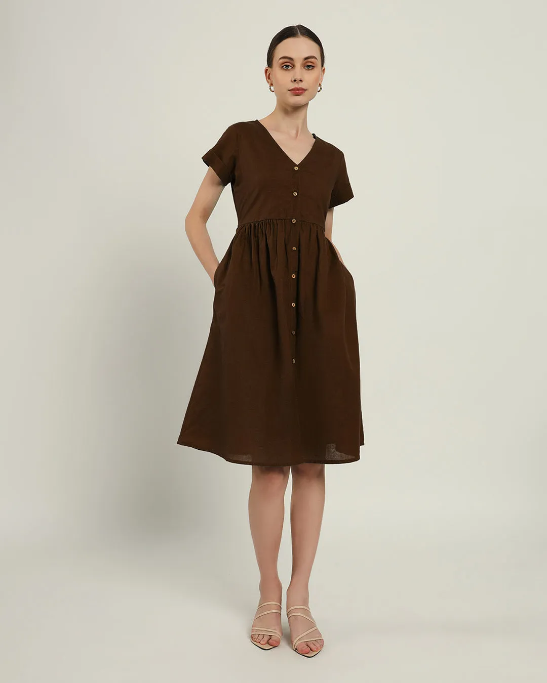 The Valence Nutshell Cotton Dress