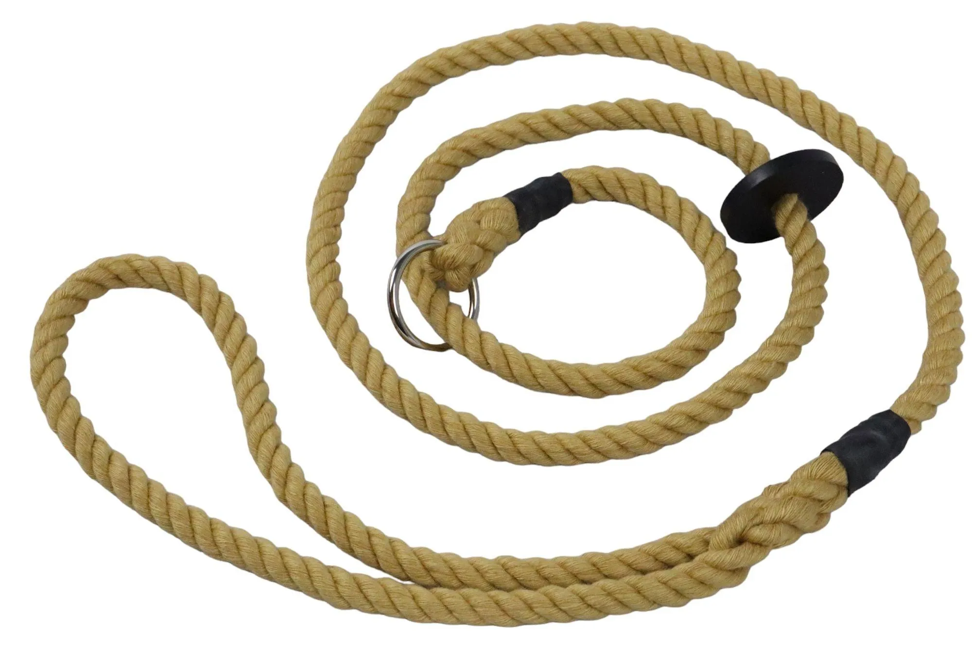 Thin Rope Slip Lead - Soft Rope Slip Lead for Dogs - Hand Spliced 9mm Rope - Handmade in England