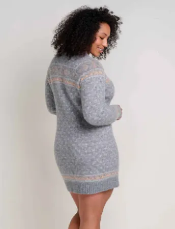 Toad & Co Toddy Crew Sweater Dress | Heather Grey