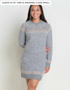 Toad & Co Toddy Crew Sweater Dress | Heather Grey